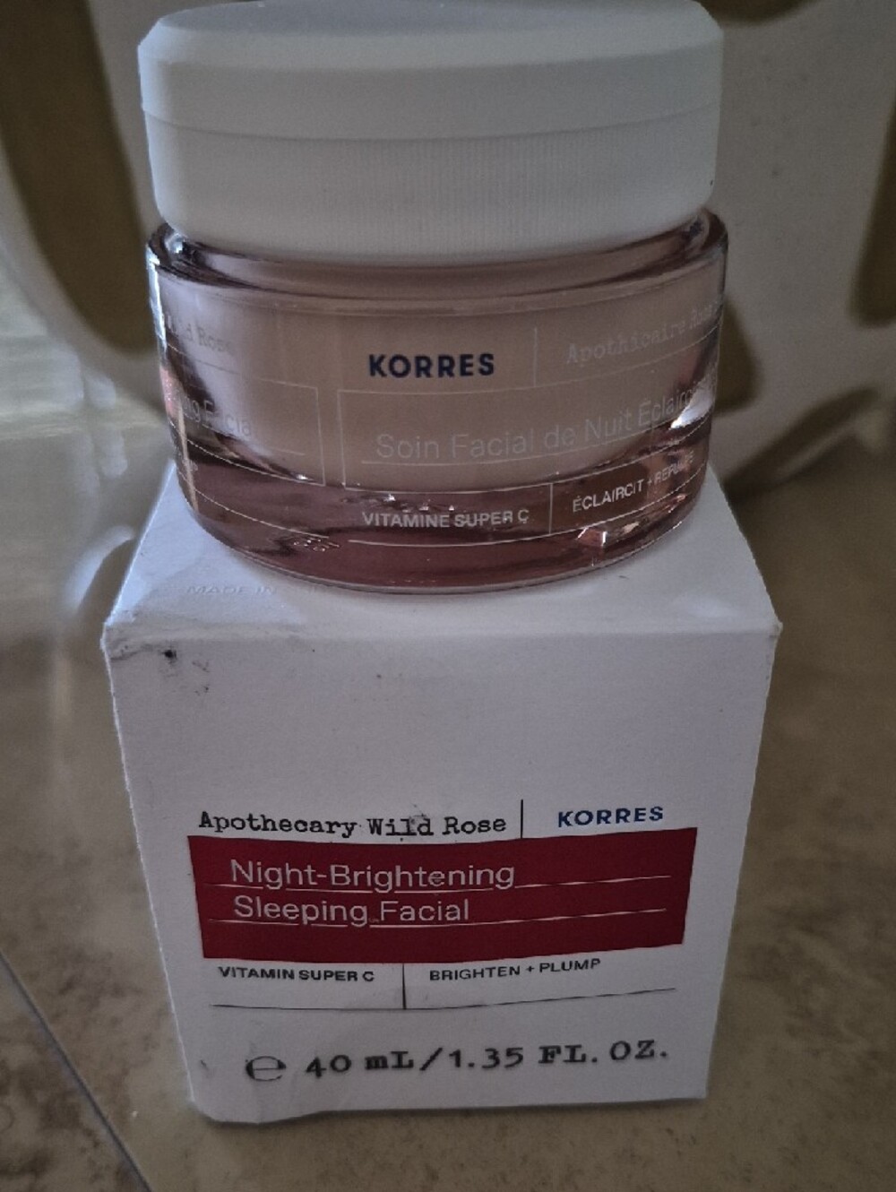 Korres Wild Rose Night Brightening Sleeping Facial